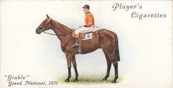 1933 Player's Derby and Grand National Winners #49 Grakle Front